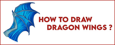 HOW TO DRAW DRAGON WINGS ?