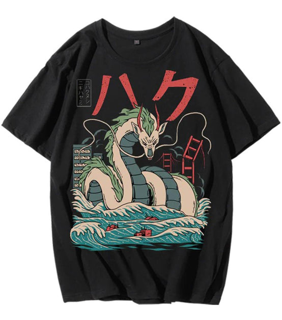 ranor(ラナー) SILVER HAKU PRINT HAND LOGO T-SHIRT WHITE