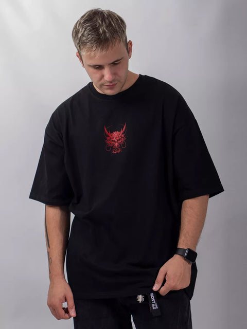 Red & White Dragon T-Shirt | Autumn Dragon