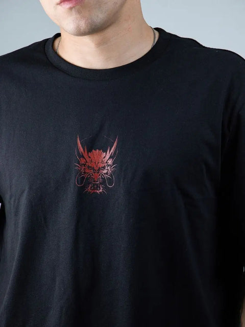 Red & White Dragon T-Shirt | Autumn Dragon