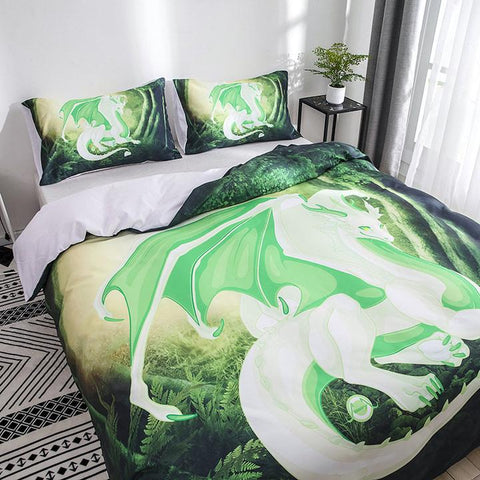 Green Dragon Bedding | Autumn Dragon