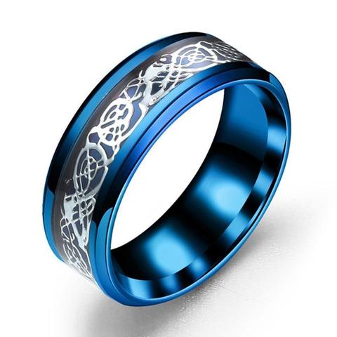 Celtic Ring for Men | Autumn Dragon