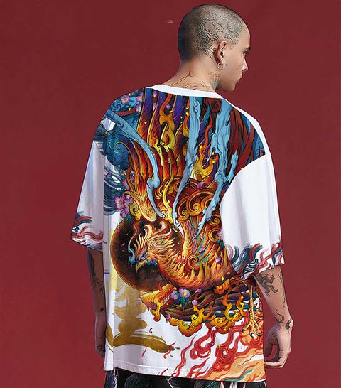 Chinese Phoenix T-Shirt | Autumn Dragon