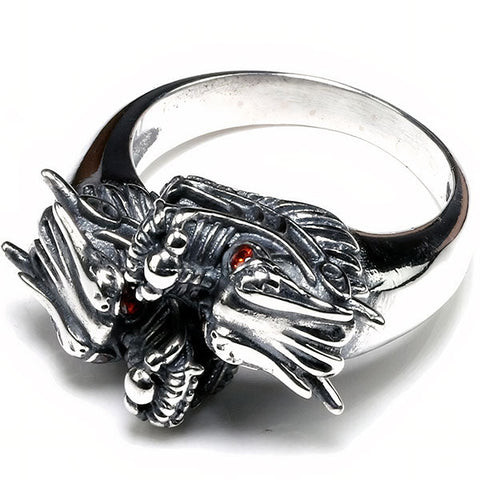 Two Dragon Rings Double Dragon Ring | Autumn Dragon