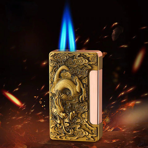 Double Flame Dragon Lighter | Autumn Dragon