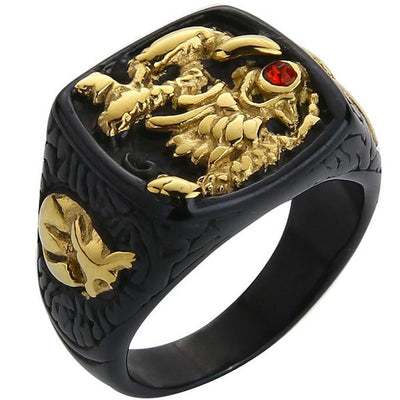 Dragon Signet Ring | Autumn Dragon