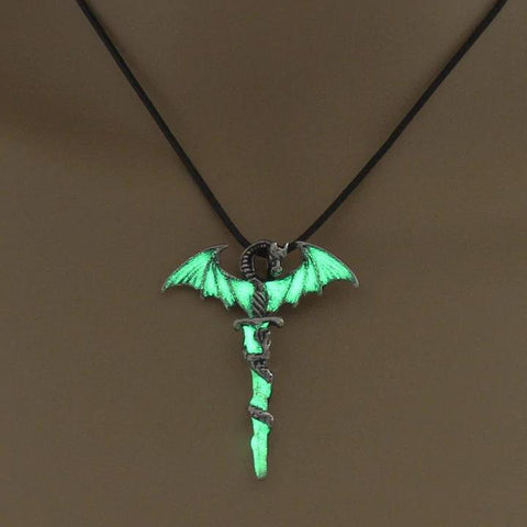 Glowing Dragon Necklace | Autumn Dragon