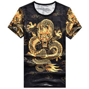 Golden Chinese Dragon T-Shirt