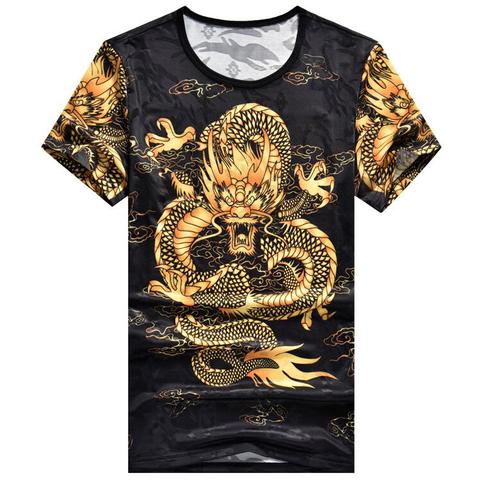 Golden Chinese Dragon T-Shirt