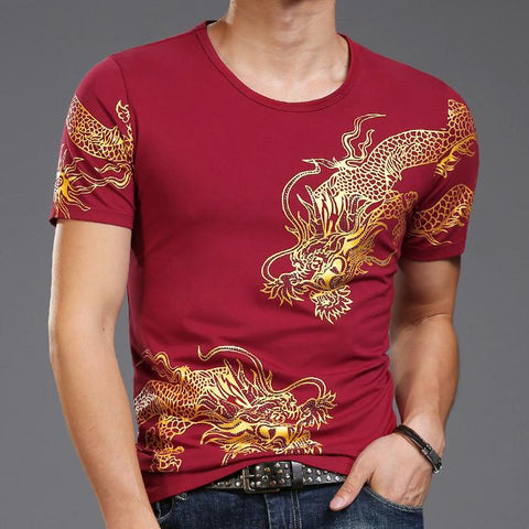 Thai Dragon T-Shirt Gold | Autumn Dragon