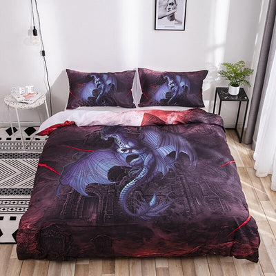 Black Dragon Bedding | Autumn Dragon