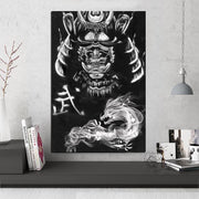 Black Dragon of Death Wall Art | Autumn Dragon