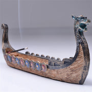 Dragon Boat Incense Burner | Autumn Dragon