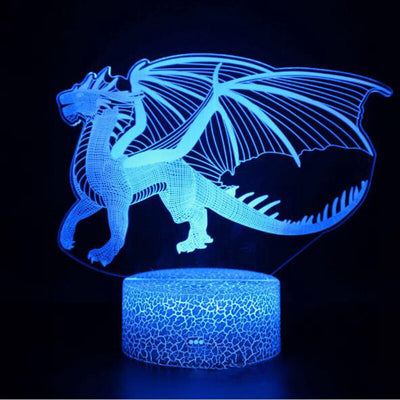 Medieval Dragon Lamp | Autumn Dragon