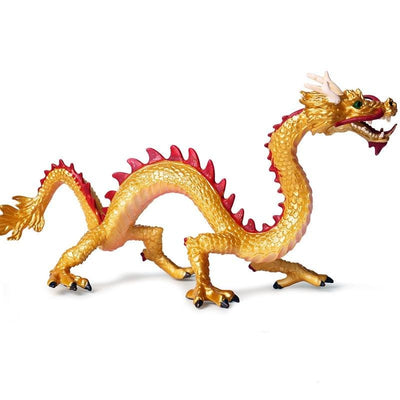 Yellow Chinese Dragon Figurine | Autumn Dragon