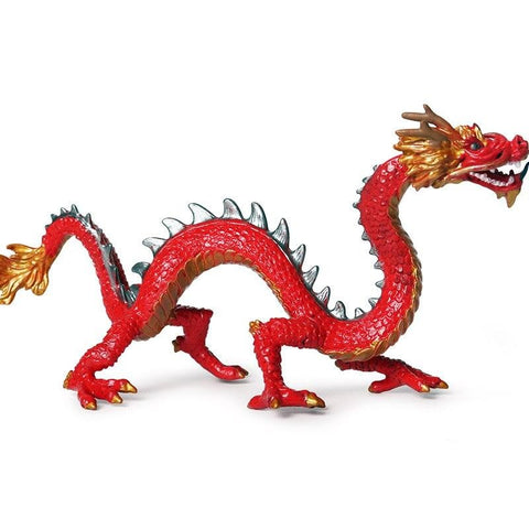 Red Chinese Dragon Figurine | Autumn Dragon