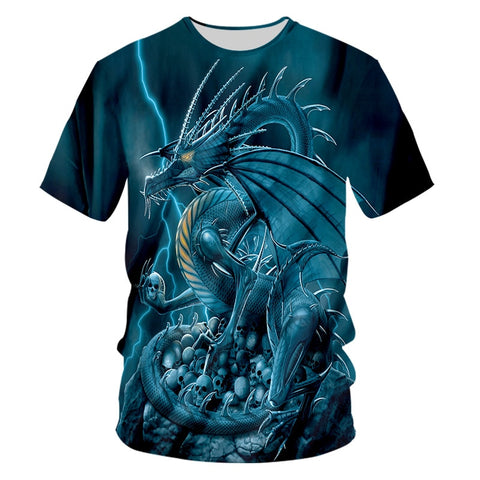 Blue Dragon T-Shirt | Autumn Dragon