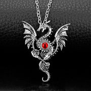Steampunk Dragon Necklace | Autumn Dragon