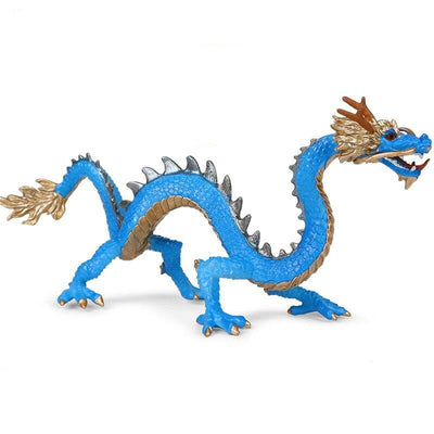 Blue Chinese Dragon Figurine | Autumn Dragon