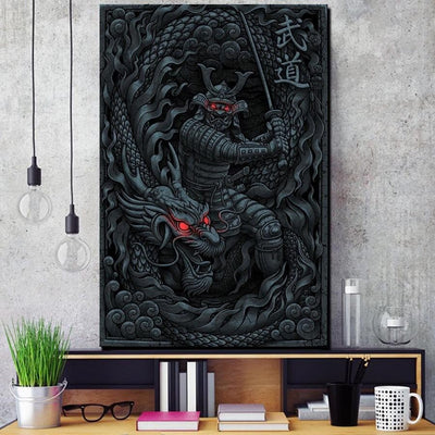 Japanese Dragon Wall Art | Autumn Dragon