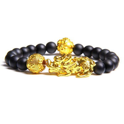Gold Dragon Head Bracelet | Autumn Dragon
