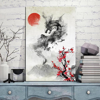Oriental Dragon Wall Art | Autumn Dragon
