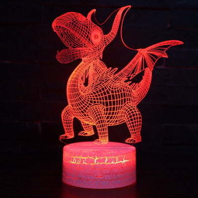 Red Dragon Lamp | Autumn Dragon