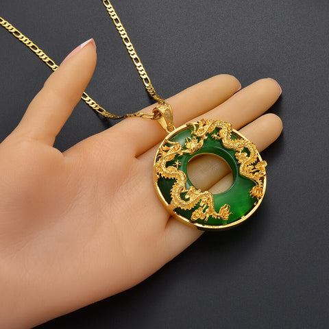 Jade Dragon Necklace | Autumn Dragon