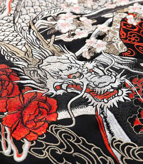 Japanese Women Dragon Hoodie | Autumn Dragon