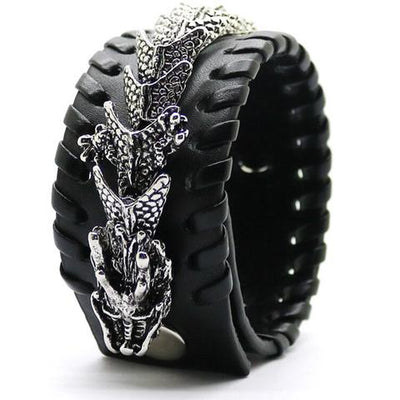 Leather Dragon Bracelet | Autumn Dragon