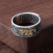 Mens Silver Dragon Ring | Autumn Dragon