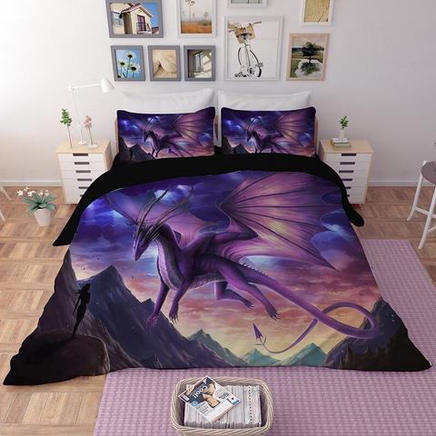 Purple Dragon Bedding | Autumn Dragon