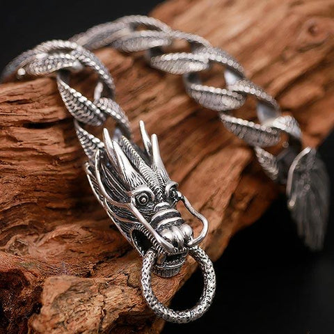 Silver Dragon Bracelet | Autumn Dragon