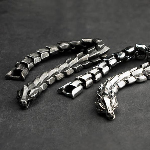 Stainless Steel Dragon Bracelet | Autumn Dragon