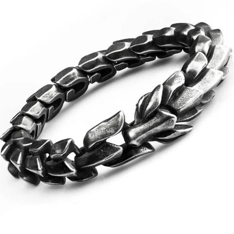 Stainless Steel Dragon Bracelet | Autumn Dragon