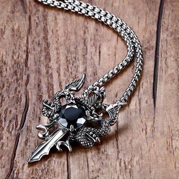 Sword Necklace | Autumn Dragon