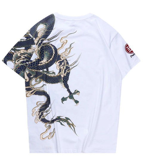 White Dragon T-Shirt | Autumn Dragon