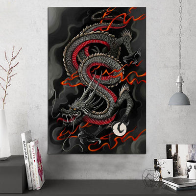 Asian Dragon Wall Art | Autumn Dragon