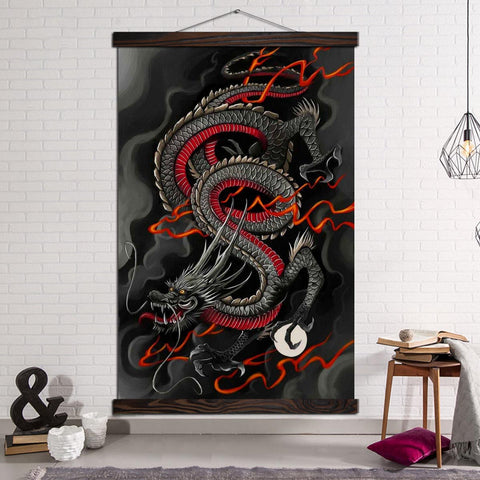Asian Dragon Wall Art | Autumn Dragon